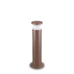 IDEAL LUX Φωτιστικό Κολωνάκι Κήπου TORRE 1xE27 IP44 Καφέ Χρώματος – 321929