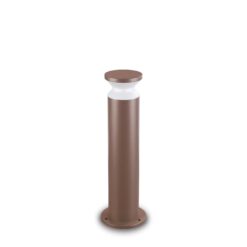IDEAL LUX Φωτιστικό Κολωνάκι Κήπου TORRE 1xE27 IP44 Καφέ Χρώματος – 321929