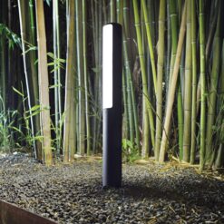 IDEAL LUX Φωτιστικό Κολωνάκι Κήπου ETERE LED 9.5W 3000K IP44 Μαύρου Χρώματος – 322261