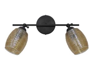 Ράγα και απλίκα δίφωτη ,μεταλλική ,μαύρη με σπαστό κλειδί & γυαλιά μελί BARREL 2/L KEY BL-MELI Heronia – 01-0381