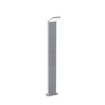 IDEAL LUX Φωτιστικό Κολωνάκι Κήπου STYLE LED 9W 4000K IP54 Γκρι Χρώματος – 322353