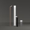 IDEAL LUX Φωτιστικό Κολωνάκι Κήπου STYLE LED 9W 4000K IP54 Μαύρου Χρώματος – 322506