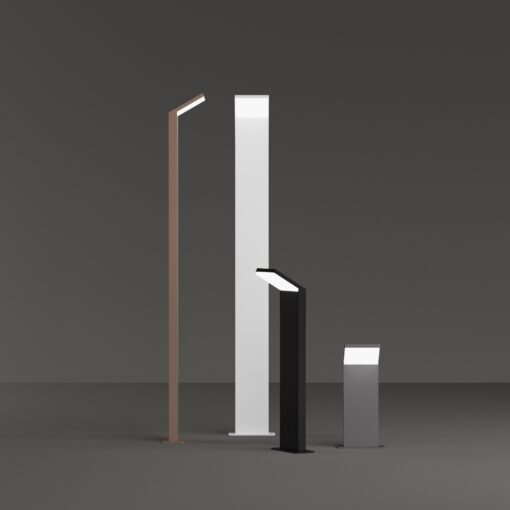 IDEAL LUX Φωτιστικό Κολωνάκι Κήπου STYLE LED 9W 4000K IP54 Μαύρου Χρώματος – 322506