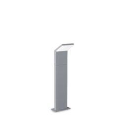 IDEAL LUX Φωτιστικό Κολωνάκι Κήπου STYLE LED 9W 3000K IP54 Γκρι Χρώματος – 322551