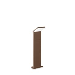IDEAL LUX Φωτιστικό Κολωνάκι Κήπου STYLE LED 9W 4000K IP54 Καφέ Χρώματος – 322568