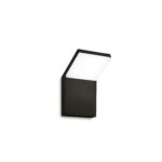 IDEAL LUX Επιτοίχιο Φωτιστικό STYLE LED 9W 4000K IP54 Μαύρου Χρώματος  – 322629