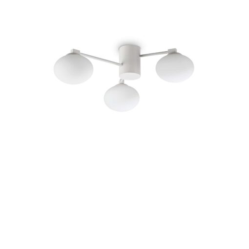 IDEAL LUX Φωτιστικό Οροφής HERMES 3xG9 Λευκού Χρώματος – 322667