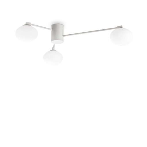 IDEAL LUX Φωτιστικό Οροφής HERMES 3xG9 Λευκού Χρώματος – 322674