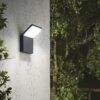 IDEAL LUX Επιτοίχιος Προβολέας STYLE LED 9W 4000K IP54 Καφέ Χρώματος – 322681