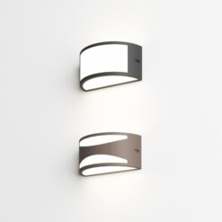 IDEAL LUX Επιτοίχιο Φωτιστικό REX-1 1xE27 IP44 Μαύρου Χρώματος – 322728