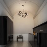 IDEAL LUX Κρεμαστό Φωτιστικό PERLAGE 14xG19 Χρυσού Χρώματος – 322797