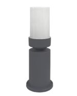 Φωτιστικό Δαπέδου/εδάφους H23CM  Ε/27 γκρί IP44 D-06EB Heronia – 32-0240