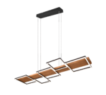 Κρεμαστό Φωτιστικό Trio Lighting HARPER   LED, 42W · 1x 5700lm, 3000K Μαύρο Ματ Μεταλλικό   – 322910532