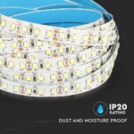 LED Ταινία 12W V-TAC PRO Samsung Chip Dimmable 12V 1200lm/m Φυσικό Λευκό 4000K 5 Μέτρα – 21324