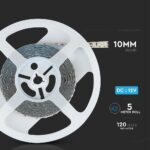 LED Ταινία 12W V-TAC PRO Samsung Chip Dimmable 12V 1200lm/m Φυσικό Λευκό 4000K 5 Μέτρα – 21324