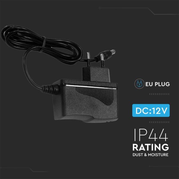 Τροφοδοτικό για LED 18W 12V IP44 Πλαστικό V-TAC – 3237