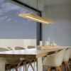 Κρεμαστό Φωτιστικό Trio Lighting LED 27W  Ξύλο Step Dimmable 3000lm 3000K  323710130