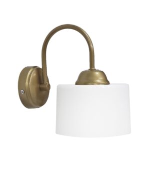 Απλίκα Τοίχου Χρυσό-Ασπρο Ε27 DRUM/AP-A Heronia – 31-1355