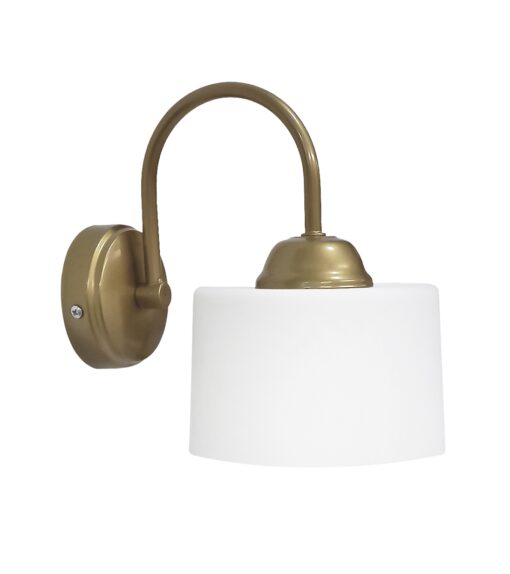 Απλίκα Τοίχου Χρυσό-Ασπρο Ε27 DRUM/AP-A Heronia – 31-1355