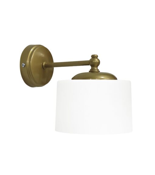 Φωτιστικό τοίχου Χρυσό-Λευκό Ε27 DRUM/AP-B Heronia – 31-1356