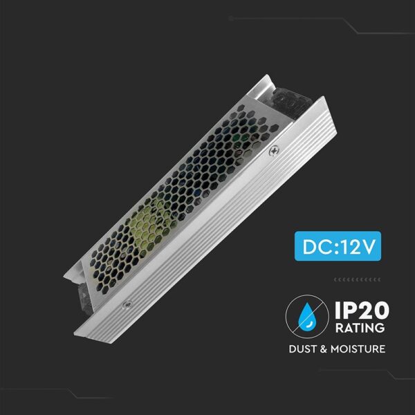 Τροφοδοτικό για LED 120W 12V IP20 Μεταλλικό V-TAC – 3243