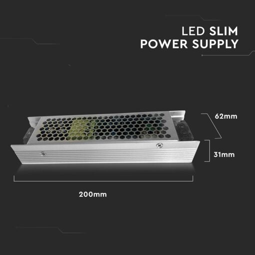 Τροφοδοτικό για LED 150W 12V IP20 Μεταλλικό V-TAC – 3244