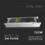 Τροφοδοτικό για LED 150W 12V IP20 Μεταλλικό V-TAC – 3244