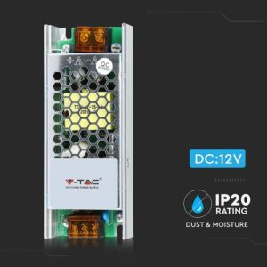 Τροφοδοτικό για LED 75W 12V IP20 Μεταλλικό V-TAC – 3247