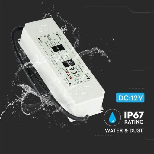 Τροφοδοτικό για LED 150W 12V V-TAC Αδιάβροχο IP67 Πλαστικό – 3248