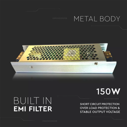 Τροφοδοτικό Μεταλλικό IP20 DC:24V 150W V-TAC – 3253