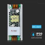 Τροφοδοτικό Μεταλλικό Slim  60W 24V V-TAC – 3261