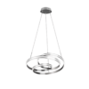 Κρεμαστό Φωτιστικό Trio Lighting  LED 60W Νίκελ Ματ Μεταλλικό Step Dimmable 7200lm  2300+3000+4000K – 326210107