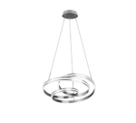 Κρεμαστό Φωτιστικό Trio Lighting  LED 60W Νίκελ Ματ Μεταλλικό Step Dimmable 7200lm  2300+3000+4000K – 326210107