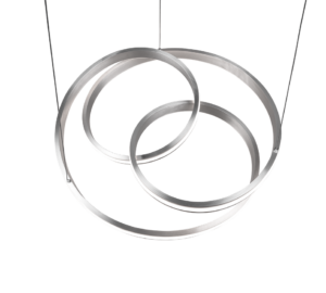 Κρεμαστό Φωτιστικό Trio Lighting  LED 60W Νίκελ Ματ Μεταλλικό Step Dimmable 7200lm  2300+3000+4000K – 326210107