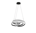 Κρεμαστό Φωτιστικό Trio Lighting  LED 60W Μαύρο Ματ Μεταλλικό Step Dimmable 7200lm  2300+3000+4000K – 326210132
