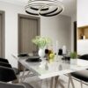 Κρεμαστό Φωτιστικό Trio Lighting  LED 60W Μαύρο Ματ Μεταλλικό Step Dimmable 7200lm  2300+3000+4000K – 326210132