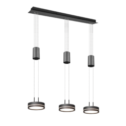 Κρεμαστό Φωτιστικό Trio Lighting  LED 9W Ανθρακί Αλουμίνιο Step Dimmable 1050lm  3000K – 326510342