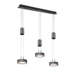 Κρεμαστό Φωτιστικό Trio Lighting  LED 9W Ανθρακί Αλουμίνιο Step Dimmable 1050lm  3000K – 326510342