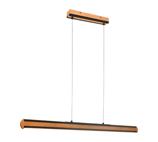 Κρεμαστό Φωτιστικό Trio Lighting  LED 40W Ξύλο Φυσικό Ξύλο Dimmable 3200lm  2700 – 6000K – 326610232