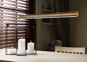 Κρεμαστό Φωτιστικό Trio Lighting  LED 40W Ξύλο Φυσικό Ξύλο Dimmable 3200lm  2700 – 6000K – 326610232