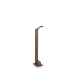 IDEAL LUX Φωτιστικό Κολωνάκι Κήπου AGOS LED 6.5W 3000K IP54 Μαύρου Χρώματος – 326689