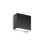 IDEAL LUX Επιτοίχιο Φωτιστικό 1XG9 IP44 Μαύρου Χρώματος – 326955