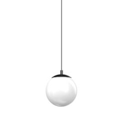 IDEAL LUX Κρεμαστό Φωτιστικό Ράγας EGO LED 9W 3000K Μαύρου Χρώματος – 327525