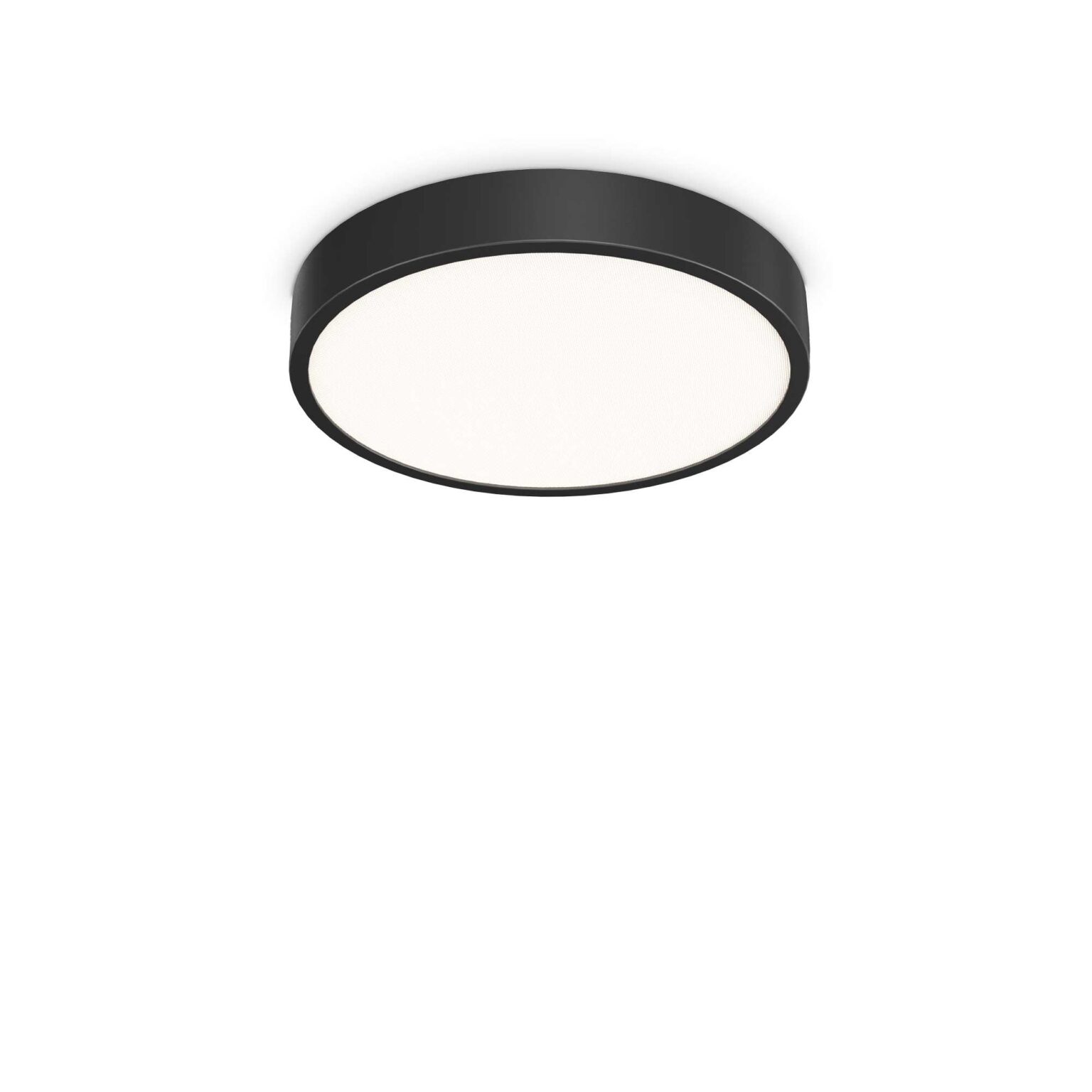 IDEAL LUX Φωτιστικό Οροφής RAY PL LED 26W 3000K-4000K IP44 Mαύρου Χρώματος – 327600
