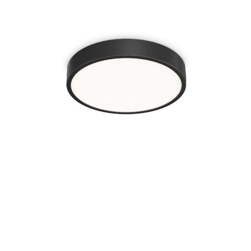 IDEAL LUX Φωτιστικό Οροφής RAY PL LED 26W 3000K-4000K IP44 Mαύρου Χρώματος – 327600