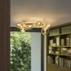 IDEAL LUX Φωτιστικό Οροφής PERLAGE 10xG9 Χρυσού Χρώματος – 327808