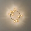 IDEAL LUX Φωτιστικό Οροφής PERLAGE 10xG9 Χρυσού Χρώματος – 327808