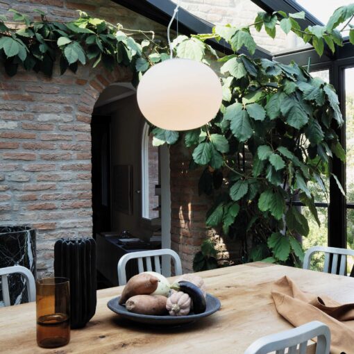 IDEAL LUX Κρεμαστό Φωτιστικό COTTON 1xE27 Λευκού Χρώματος – 297767