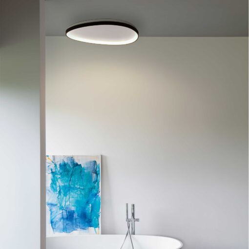 IDEAL LUX Φωτιστικό Οροφής GEMINI PL LED 23W 3000K Μαύρο Χρώματος – 328027