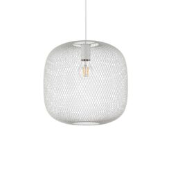 IDEAL LUX Κρεμαστό Φωτιστικό NET 1xE27 Λευκού Χρώματος – 328133